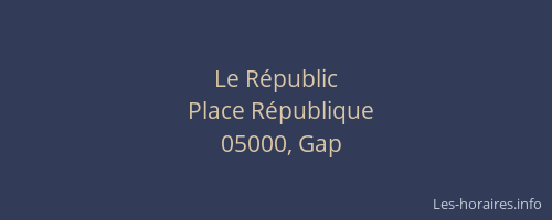 Le Républic