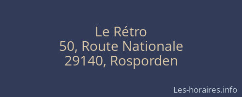 Le Rétro