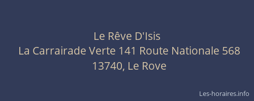 Le Rêve D'Isis