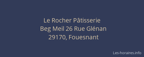Le Rocher P&acirc;tisserie