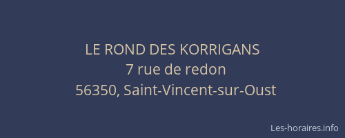 LE ROND DES KORRIGANS