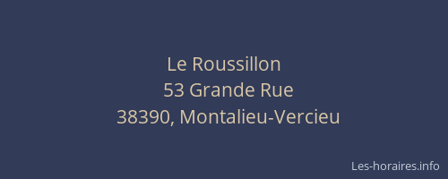 Le Roussillon