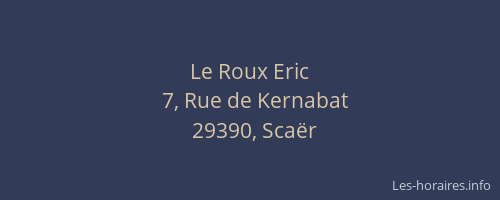 Le Roux Eric