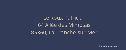 Le Roux Patricia