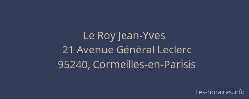 Le Roy Jean-Yves