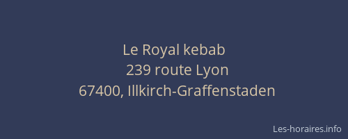 Le Royal kebab