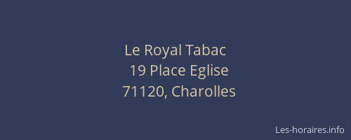 Le Royal Tabac