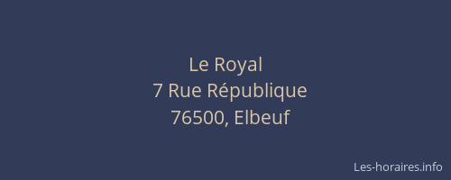 Le Royal