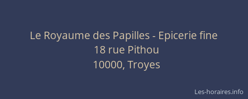 Le Royaume des Papilles - Epicerie fine