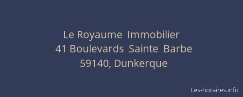 Le Royaume  Immobilier