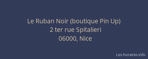 Le Ruban Noir (boutique Pin Up)