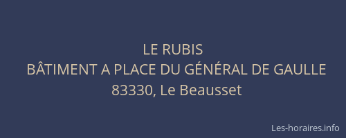LE RUBIS