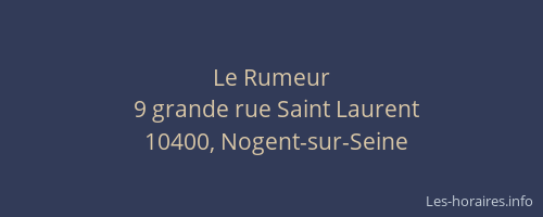 Le Rumeur