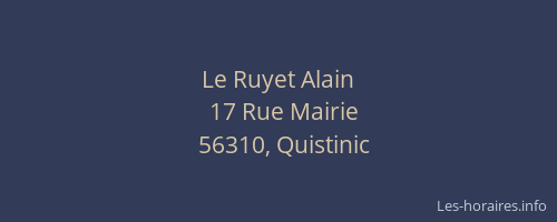 Le Ruyet Alain