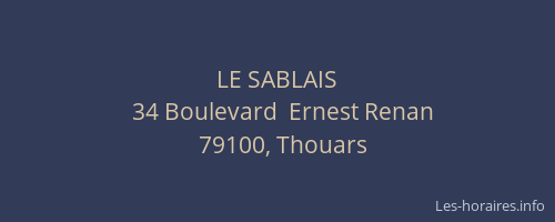 LE SABLAIS