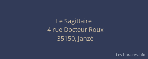 Le Sagittaire