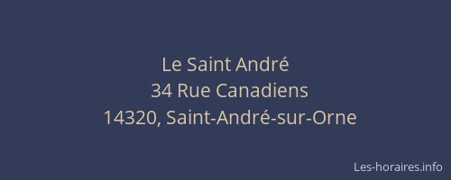 Le Saint Andr&eacute;