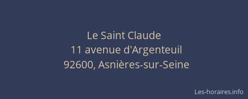 Le Saint Claude