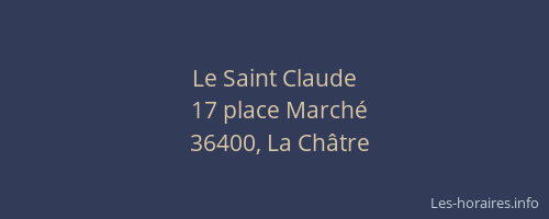 Le Saint Claude