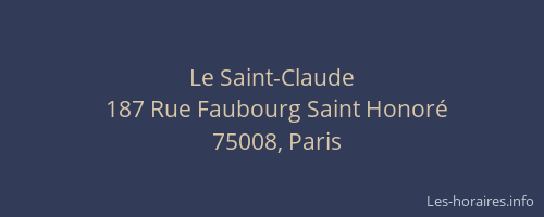 Le Saint-Claude