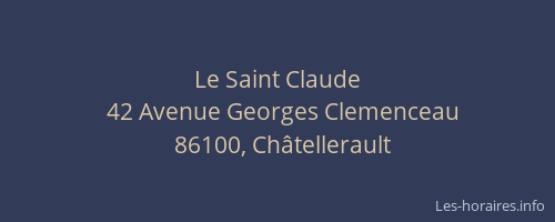 Le Saint Claude