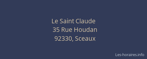 Le Saint Claude