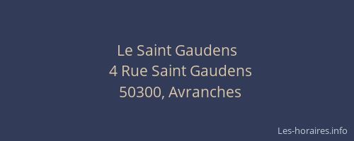 Le Saint Gaudens