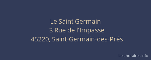 Le Saint Germain