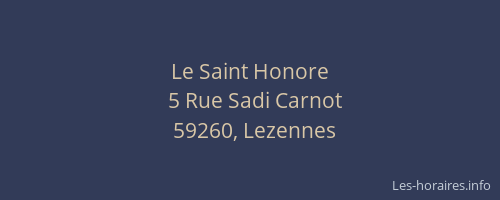 Le Saint Honore