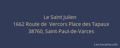 Le Saint Julien