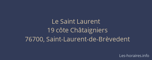 Le Saint Laurent