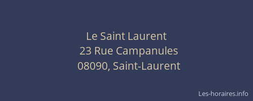 Le Saint Laurent