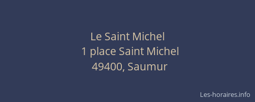 Le Saint Michel