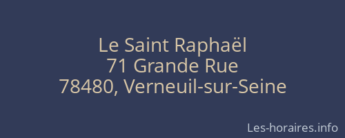 Le Saint Raphaël