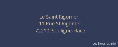 Le Saint Rigomer
