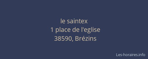 le saintex