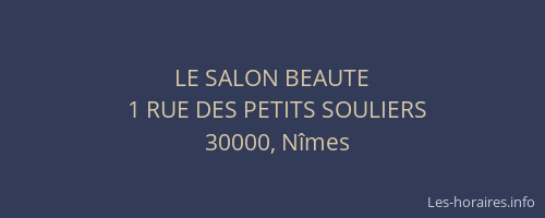 LE SALON BEAUTE