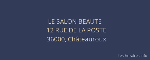 LE SALON BEAUTE