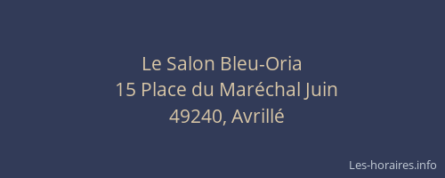 Le Salon Bleu-Oria
