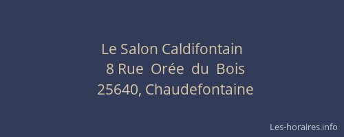 Le Salon Caldifontain