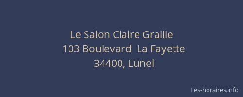 Le Salon Claire Graille