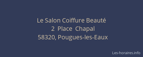 Le Salon Coiffure Beauté