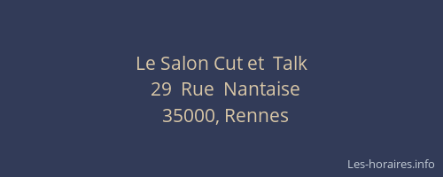Le Salon Cut et  Talk