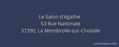 Le Salon d'Agathe