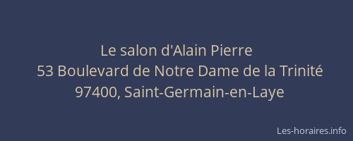 Le salon d'Alain Pierre