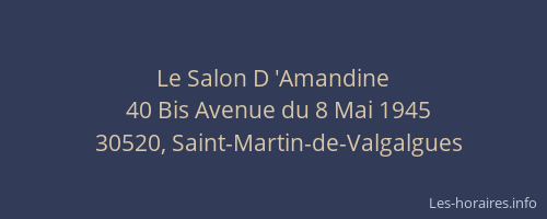 Le Salon D 'Amandine