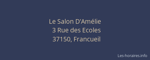 Le Salon D'Amélie