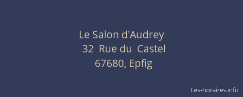 Le Salon d'Audrey