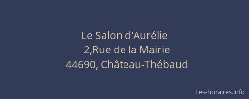 Le Salon d'Aurélie
