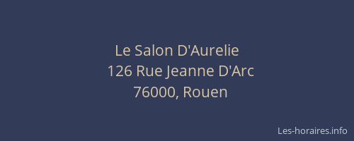 Le Salon D'Aurelie